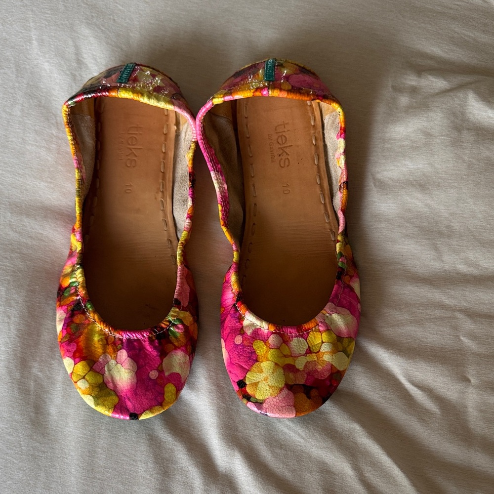 Tieks Multicolor Floral Ballet Flats